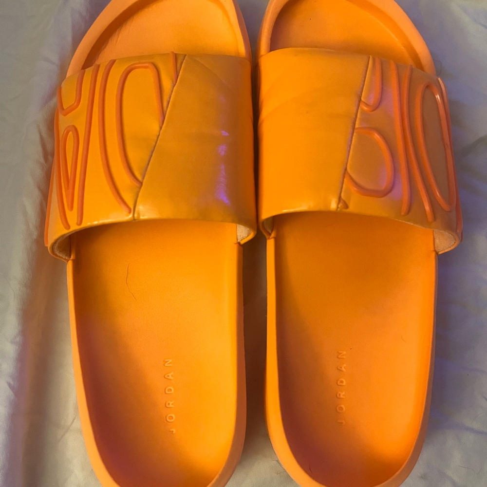 Nike Air Jordan Nola Slide Women's Size 9 Bright Citrus